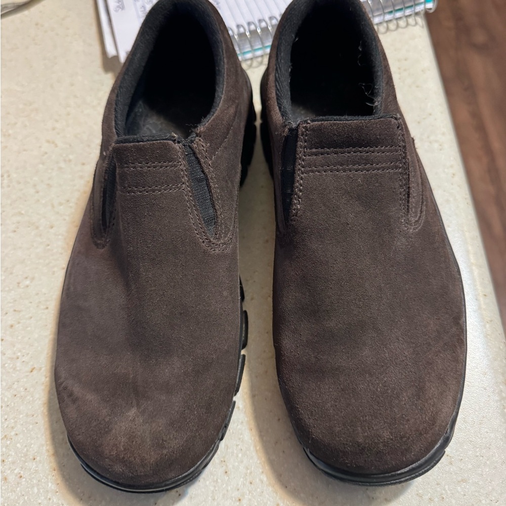 Lands' End Brown Loafers Slip-On Shoes